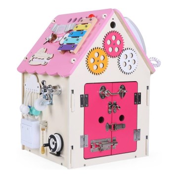 2Kids Toys - Panneau d'activités maison rose