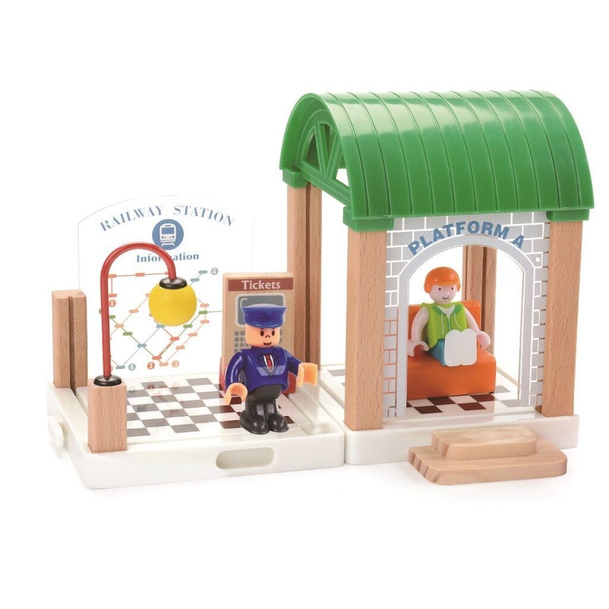 2Kids Toys - Treinset Stad en Dorp, 200-delig