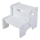 2Kids Toys - Witte houten kruk met opstapje