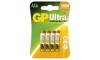 4 st. Alkaline batterij AAA GP ULTRA 1,5V