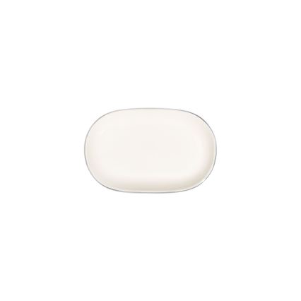 53-delige serviesset crème/zilver/porselein