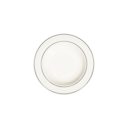 53-delige serviesset crème/zilver/porselein