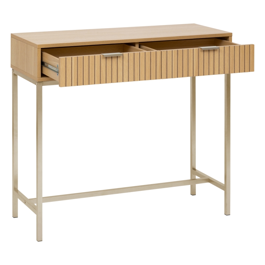 5five - Consoletafel OPUS 90x35 cm bruin