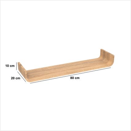 5five - Étagère murale KAPTO 80x20 cm marron