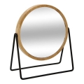 5five - Make-upspiegel SWING 20,5 x 17,5 cm bamboe rond