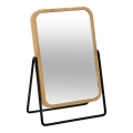 5five - Miroir de maquillage SWING 20,5x17,5 cm en bambou, rectangulaire