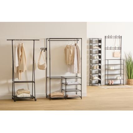 5five - Porte-manteau sur pied FESY 156x83 cm noir