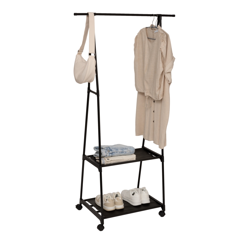 5five - Porte-manteau sur pied FESY 156x83 cm noir