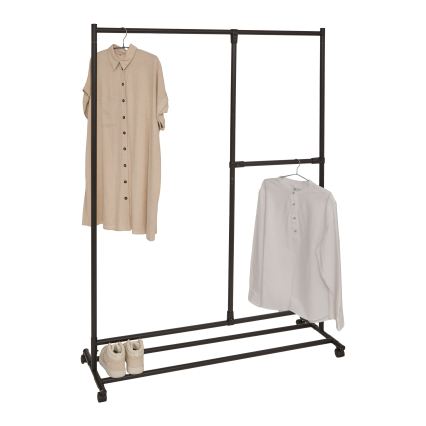 5five - Porte-manteau sur pied KENY 173x117 cm noir