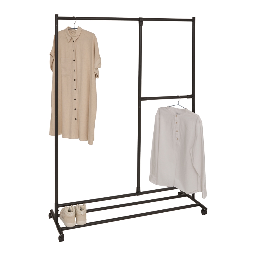 5five - Porte-manteau sur pied KENY 173x117 cm noir