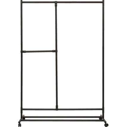 5five - Porte-manteau sur pied KENY 173x117 cm noir