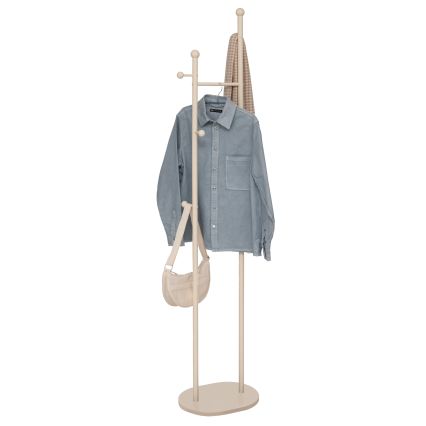 5five - Porte-manteau sur pied LENTY 188x40 cm crème