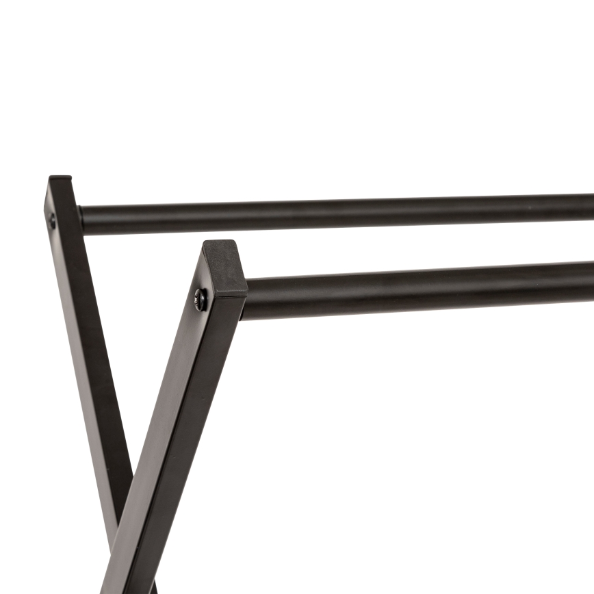 5five - Porte-manteau sur pied METY 145x98 cm noir