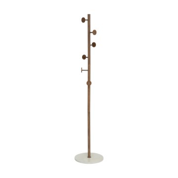 5five - Porte-manteau sur pied PERY 175x36,5 cm marron/blanc