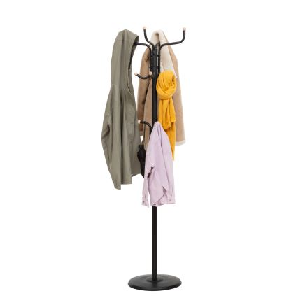 5five - Porte-manteau sur pied RAFU 178 x 43 cm noir