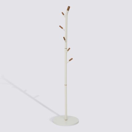 5five - Porte-manteau sur pied TALO 175,5x40 cm blanc/marron