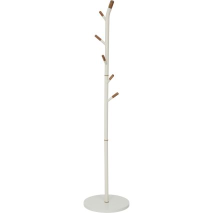 5five - Porte-manteau sur pied TALO 175,5x40 cm blanc/marron