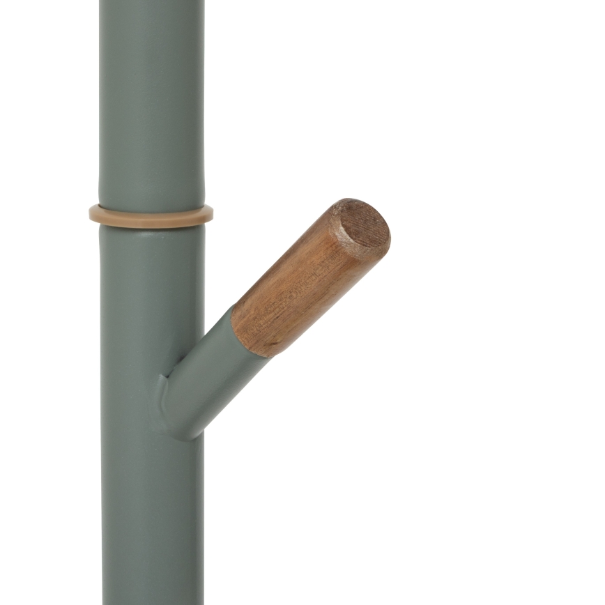 5five - Porte-manteau sur pied TALO 175,5x40 cm vert/marron