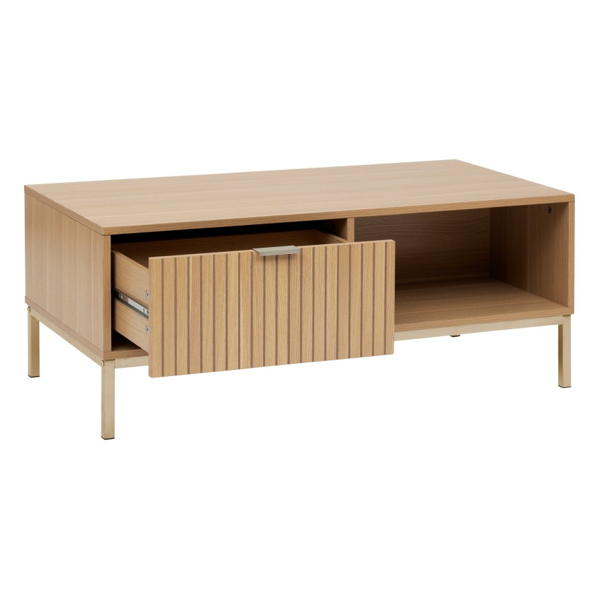 5five - Salontafel ESEN 100x40 cm bruin