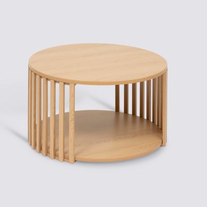 5five - Salontafel VINKY Ø 60 cm bruin