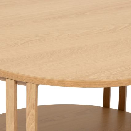 5five - Salontafel VINKY Ø 60 cm bruin