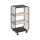 5five - Serveertafel/verrijdbare plank COLGE 74x43 cm zwart/beige