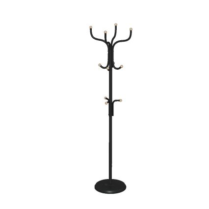 5five - Staande kapstok RAFU 178x43 cm zwart