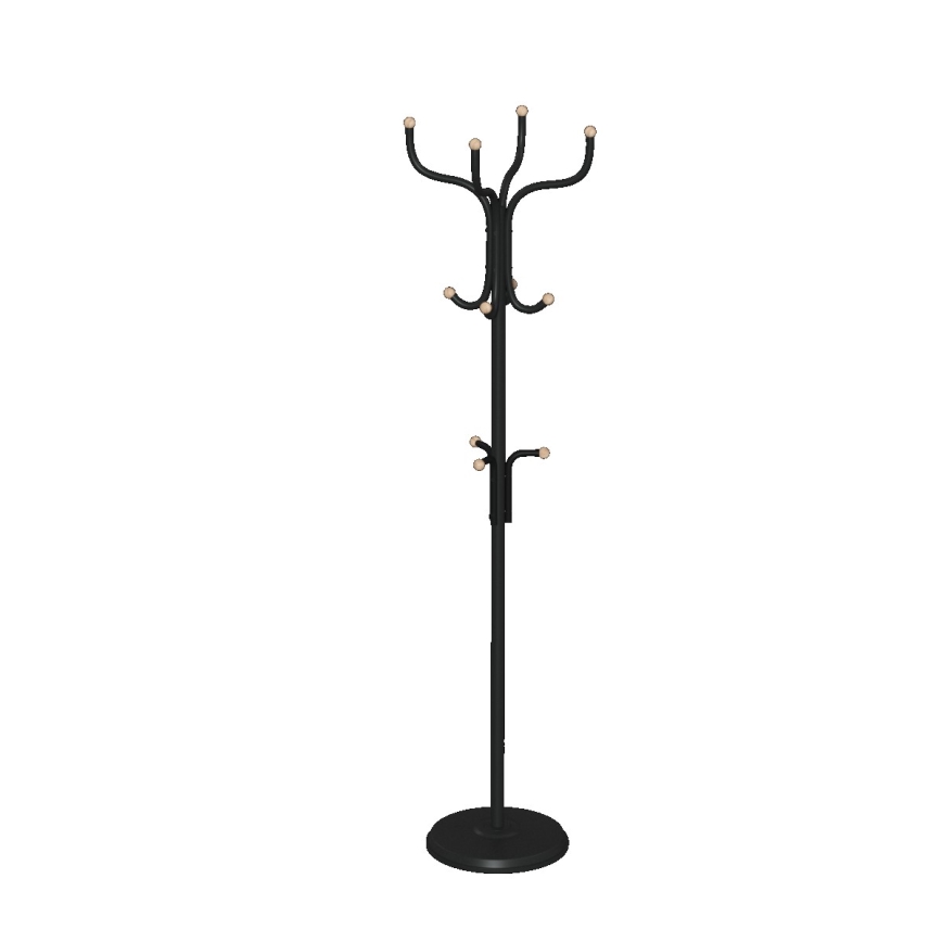 5five - Staande kapstok RAFU 178x43 cm zwart