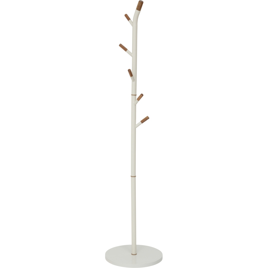 5five - Staande kapstok TALO 175,5x40 cm wit/bruin