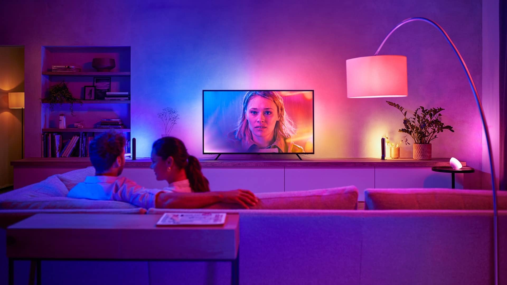 Ruban Lumineux Lightstrip Philips® Hue Bande Lumineuse LED Flexible  Ambiance 2m