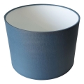 Abat-jour cylindrique universel de rechange pour douille E27, Ø 30 cm — bleu
