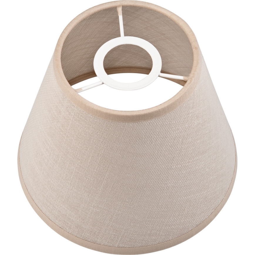Abat-jour rechange pour suspension et applique murale ANTONIO E14 120x150 mm beige