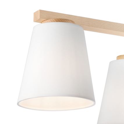 Abat-jour de rechange ELLIE E27 d. 15 cm blanc