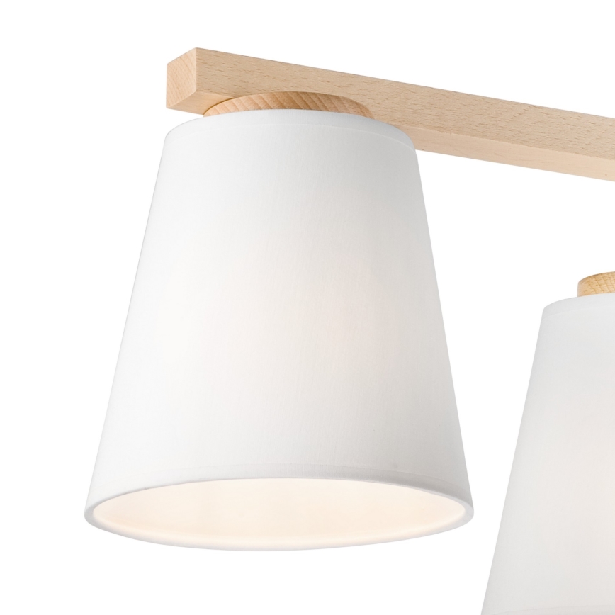 Abat-jour de rechange ELLIE E27 d. 15 cm blanc