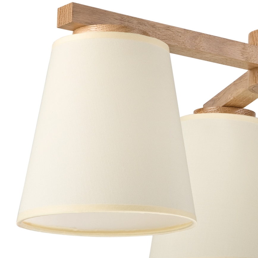 Abat-jour rechange pour suspension et applique murale ELLIE E27 d. 15 cm crème