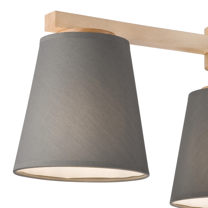 Abat-jour rechange pour suspension et applique murale ELLIE E27 d. 15 cm gris