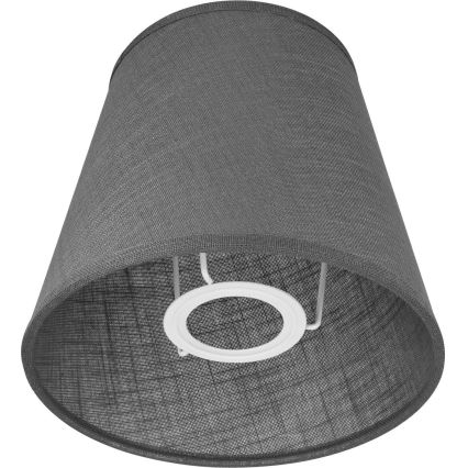 Abat-jour de rechange pour applique murale LORENZO E27 d. 16 cm gris