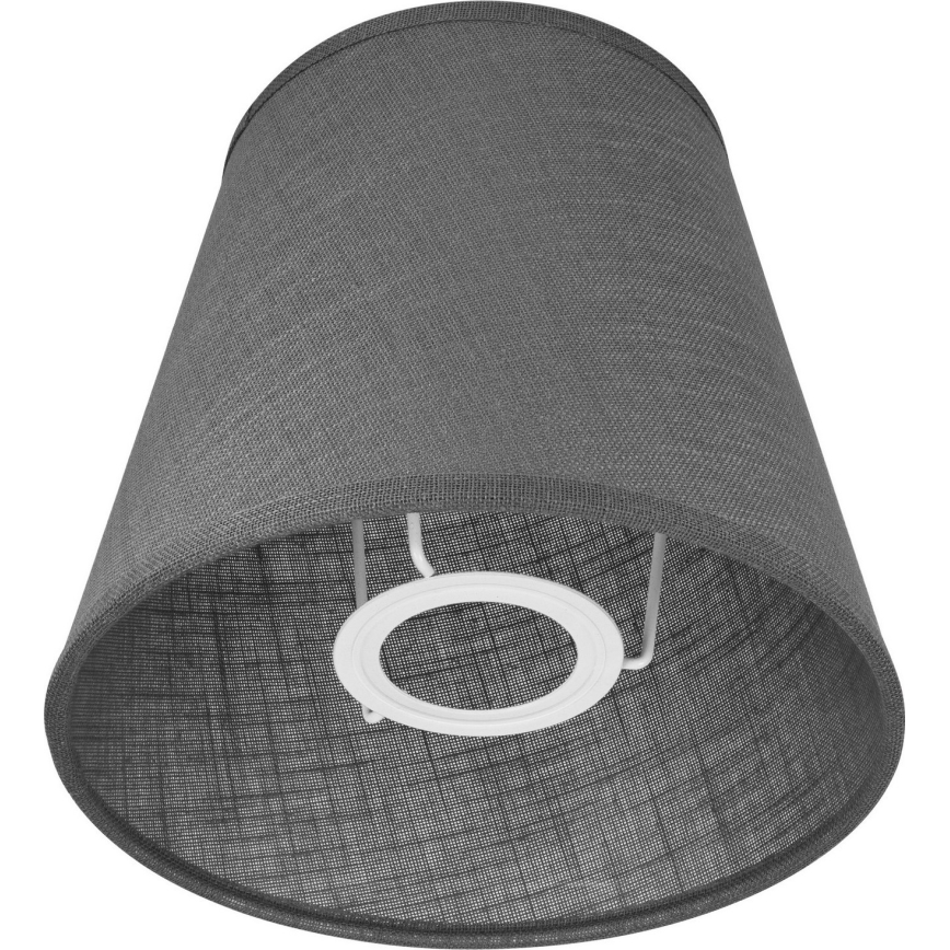 Abat-jour de rechange pour applique murale LORENZO E27 d. 16 cm gris