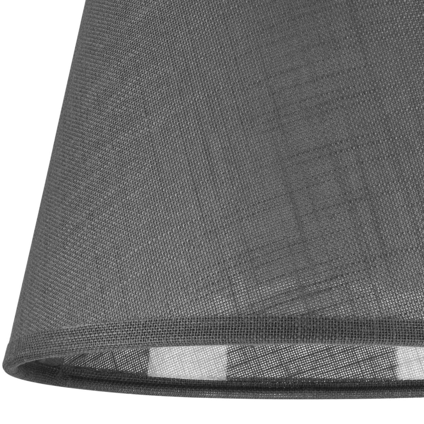 Abat-jour de rechange pour applique murale LORENZO E27 d. 16 cm gris