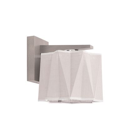 Abat-jour de rechange pour applique murale PIANO E27, Ø 19,5 cm, gris