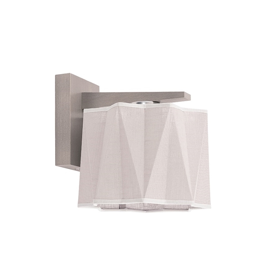 Abat-jour de rechange pour applique murale PIANO E27, Ø 19,5 cm, gris