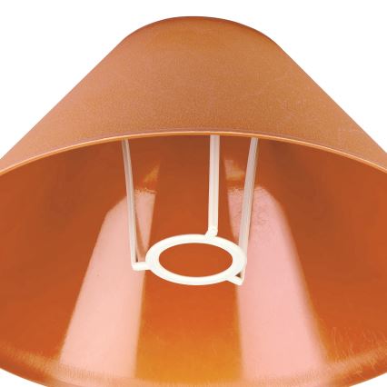 Abat-jour de rechange pour lampe de table E14 21x11 cm orange