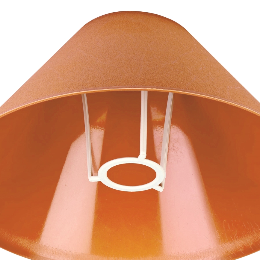 Abat-jour de rechange pour lampe de table E14 21x11 cm orange