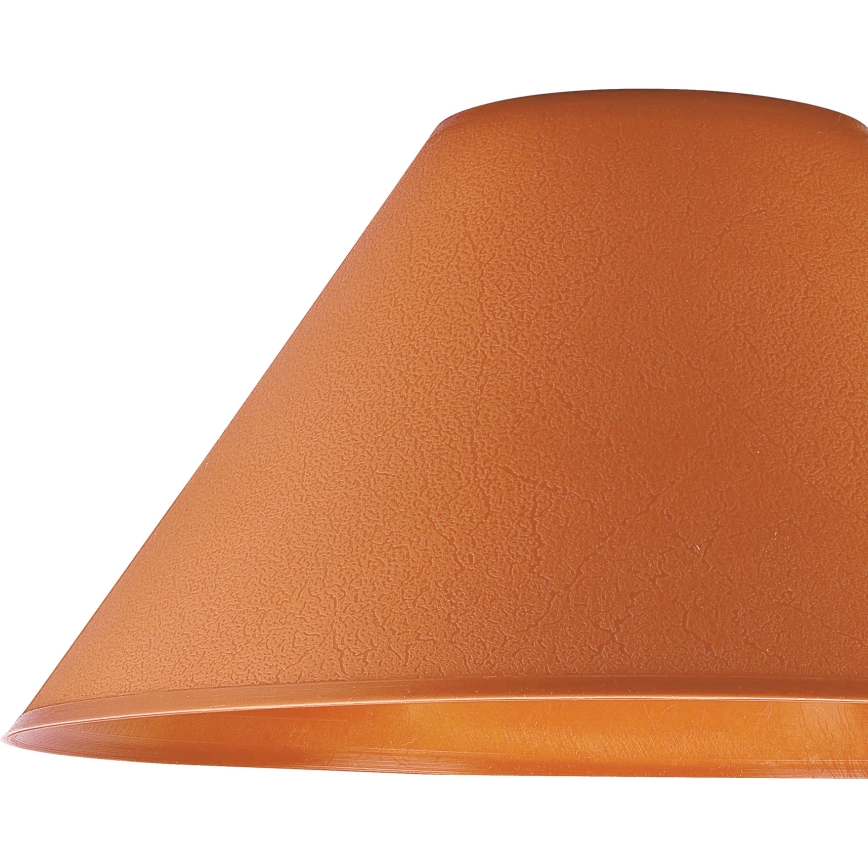 Abat-jour de rechange pour lampe de table E14 21x11 cm orange