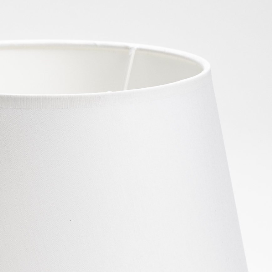 Abat-jour de rechange pour lampe de table LORENZO E27 blanc