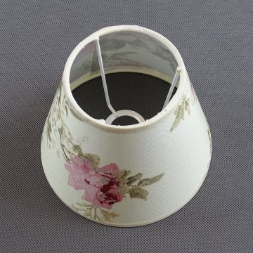 Abat-jour de rechange pour lampe de table ROSA crème/rose