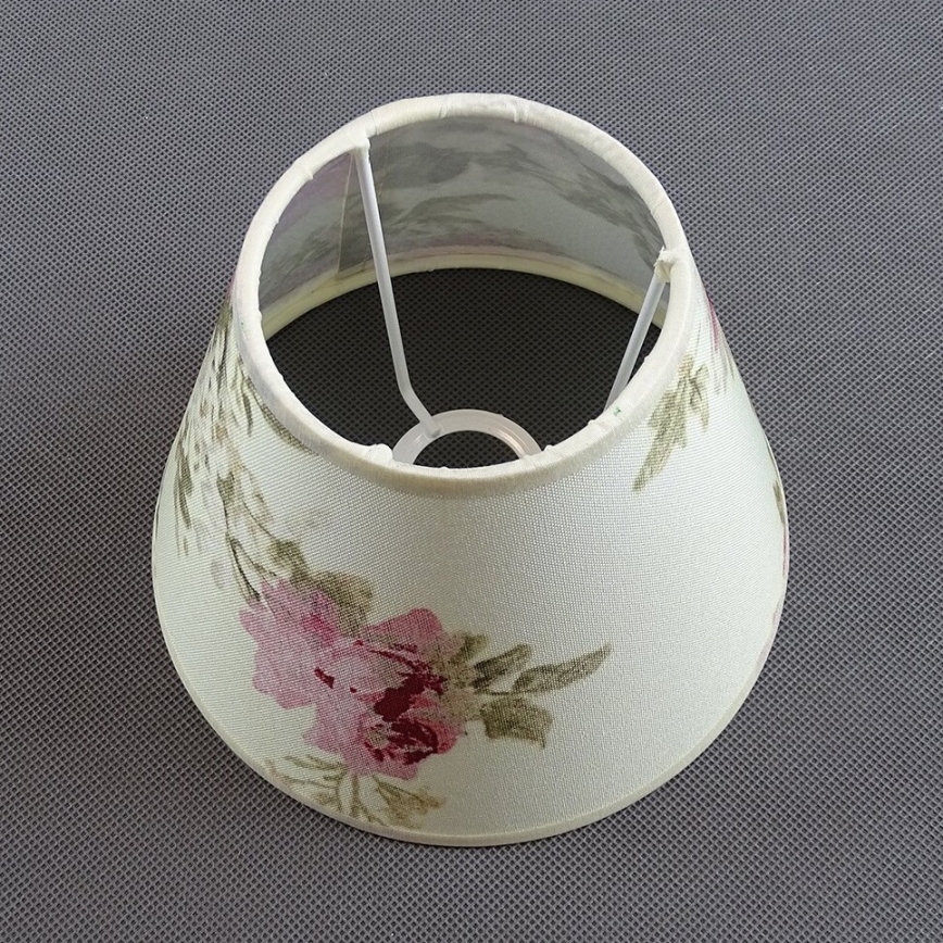 Abat-jour de rechange pour lampe de table ROSA crème/rose