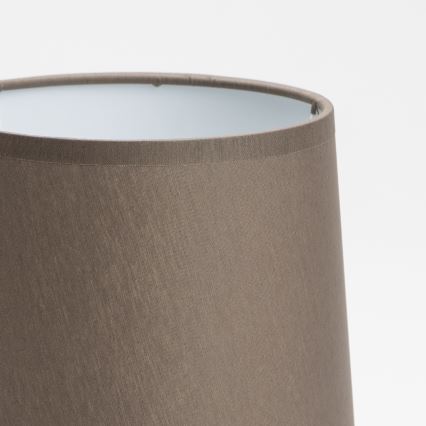 Abat-jour de rechange pour lampe de table STOZEK E27 16x16 cm marron