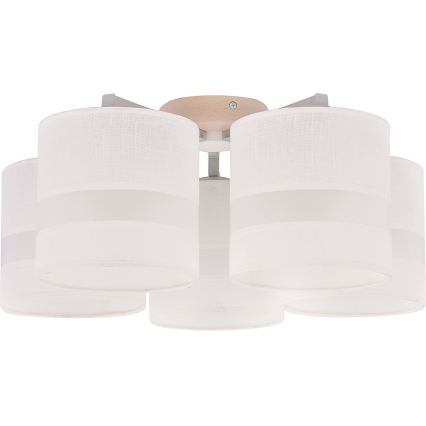 Abat-jour de rechange pour luminaire plafonnier et mural ROXY E27 Ø 16 cm blanc