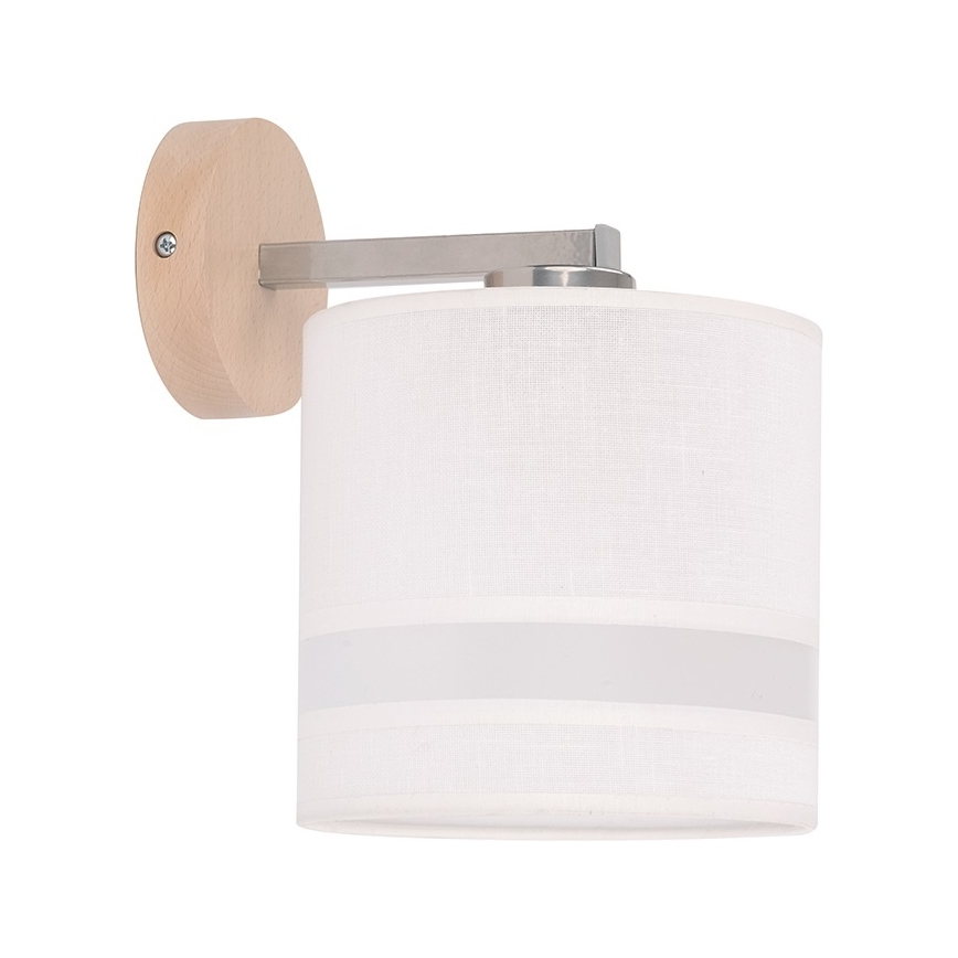 Abat-jour de rechange pour luminaire plafonnier et mural ROXY E27 Ø 16 cm blanc